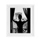 Stupell Industries Morning In Paris Silhouette Framed Print Under Glass, design by Annabelle Hall